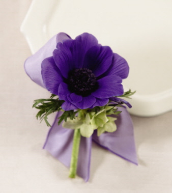 Purple Passion Boutonniere